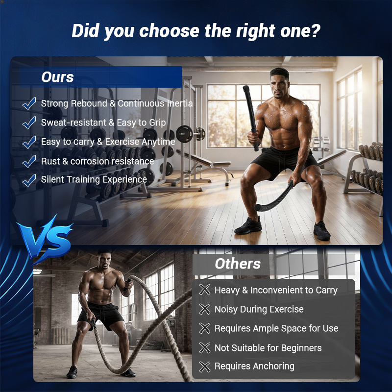 UMAY Ropeless Battle Rope, Low - огляд і ціна Home Gym Portable