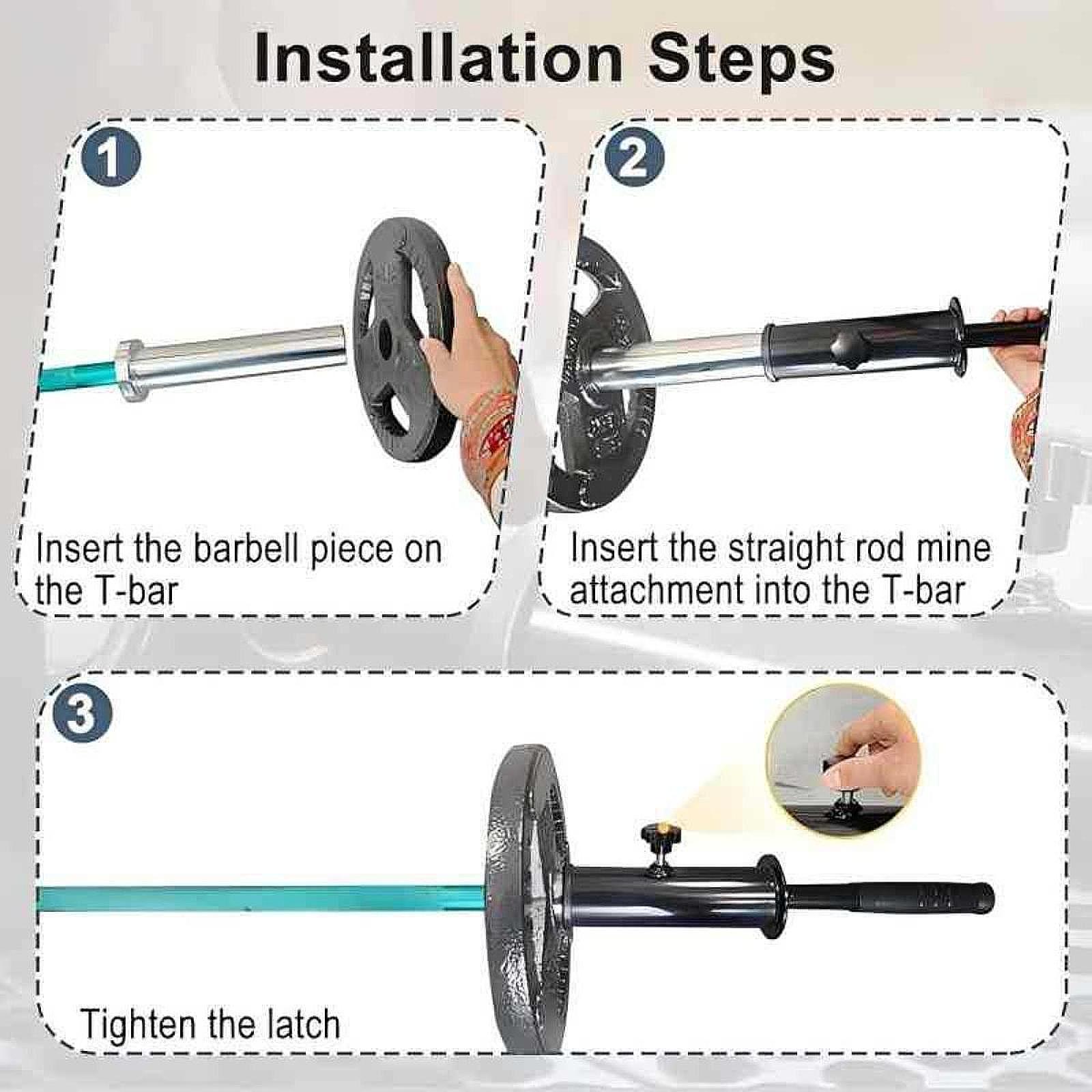 Biceps Barbell Handle Attach M - огляд і ціна Home Gym Equipment Set