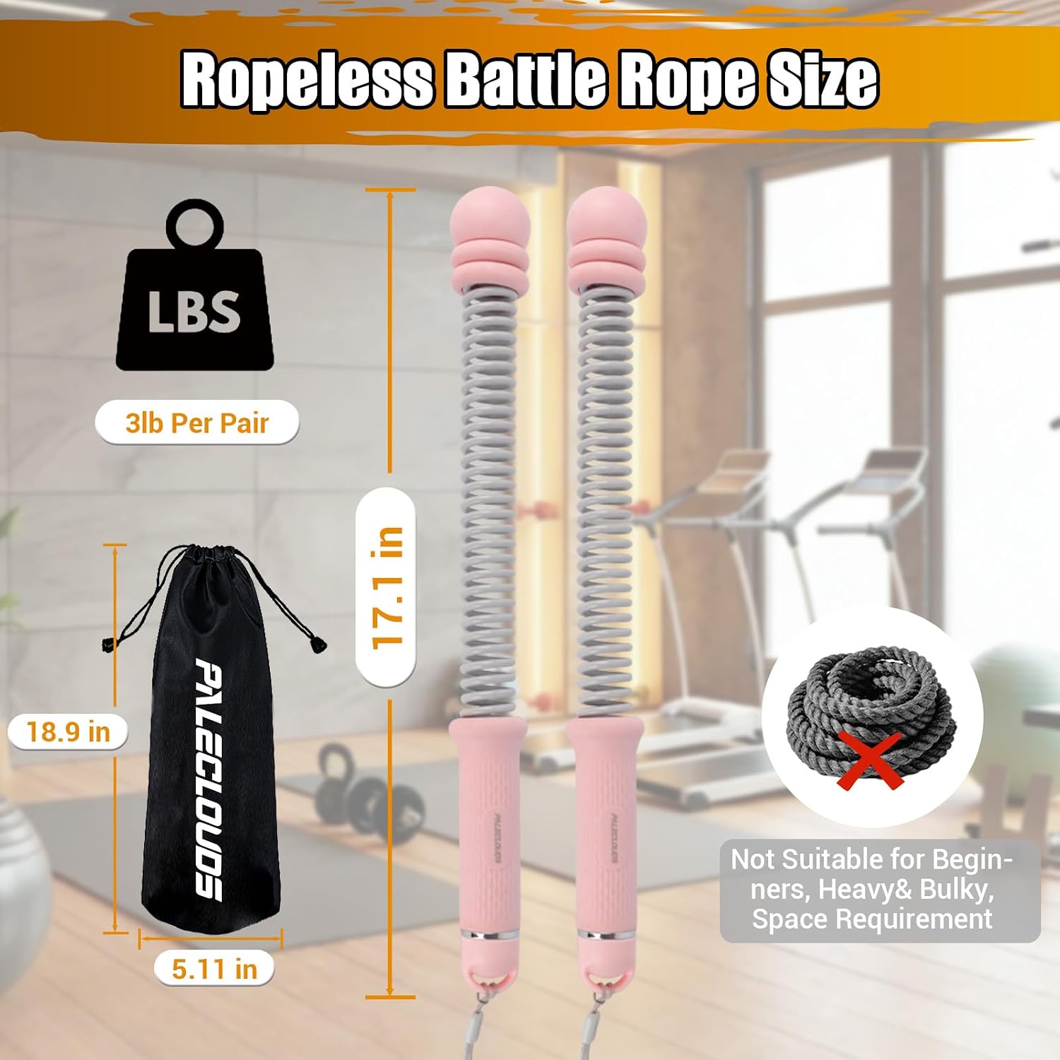 Portable Ropeless Battle Ropes - огляд і ціна Home Gym Portable
